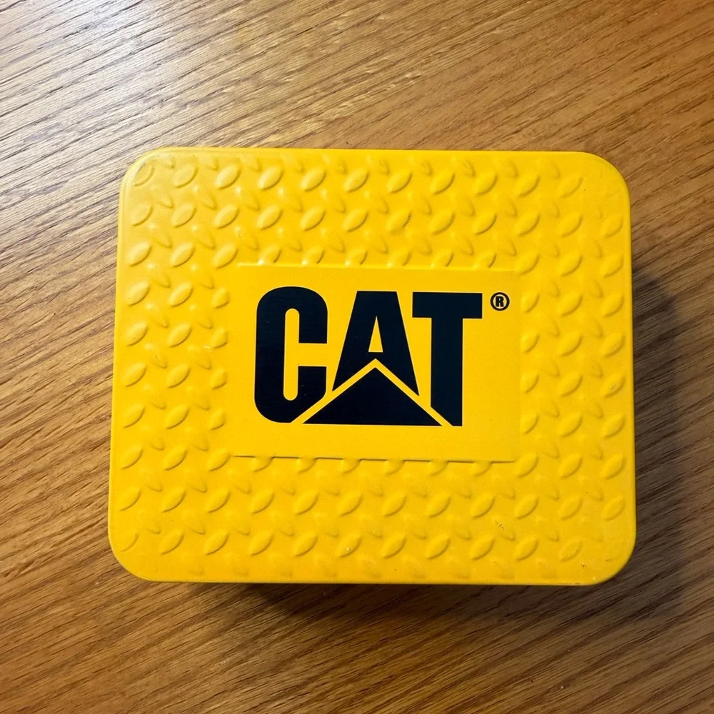 Caterpillar Black Leather Money Clip